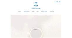 Desktop Screenshot of manly-coffee.com