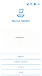 Mobile Screenshot of manly-coffee.com